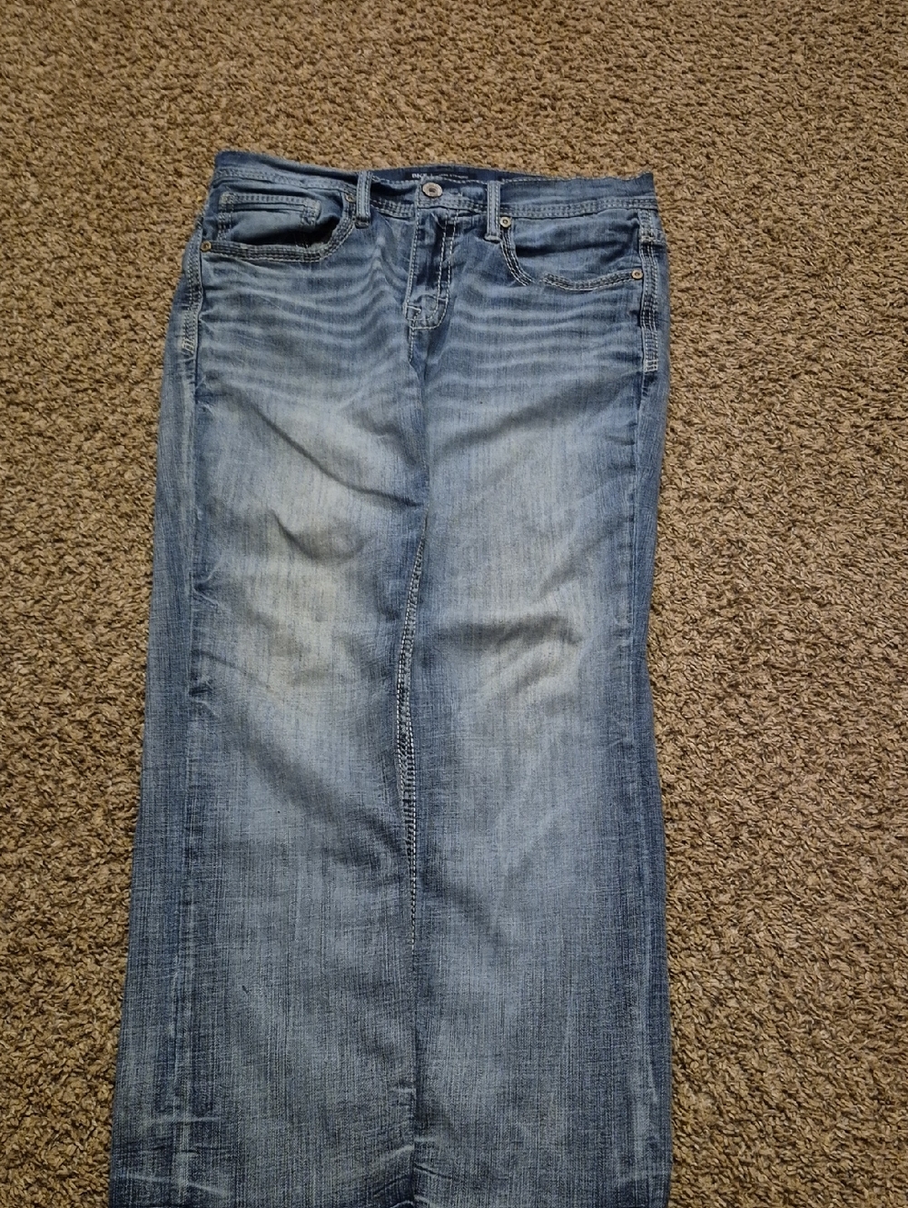 BKE Light Blue men's Straight-Leg Jeans